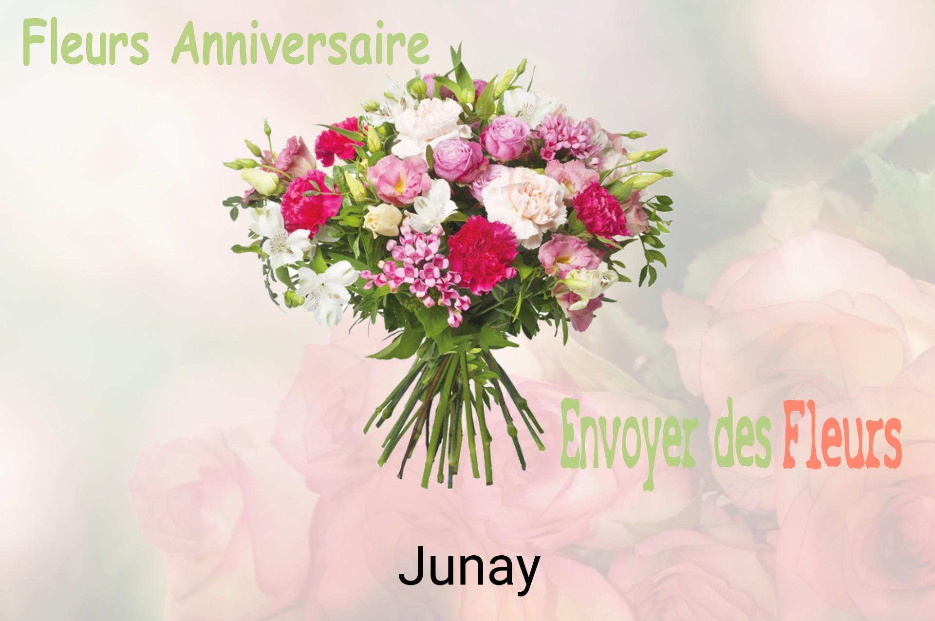 Bouquet de fleurs d’anniversaire livré à Junay